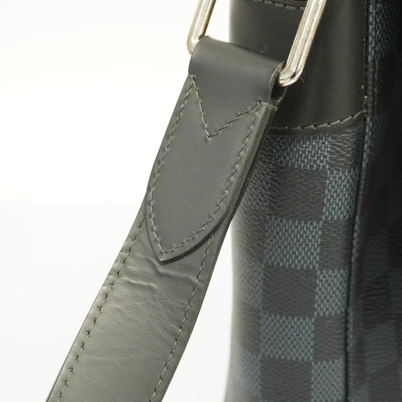 Auth Louis Vuitton Shoulder Bag Damier Cobalt Newport Messenger MM N41585 - Picture 6 of 10